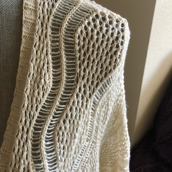 Windsor boho beige knit cardigan. - Picture 1 of 8